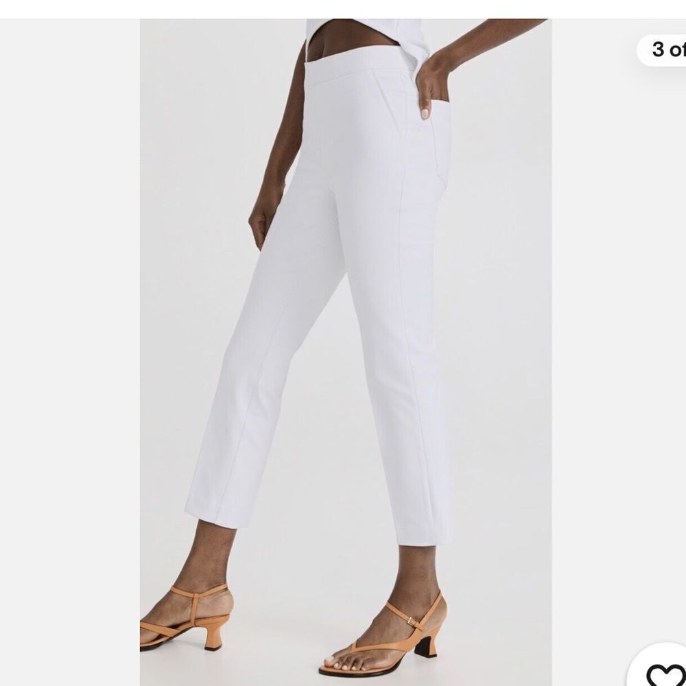 NWOT Spanx On The Go Ankle Slim Straight Pant Ultimate Opacity White 20372R - Picture 5 of 15